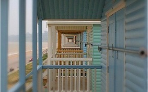 Beach huts at Minster Leas.