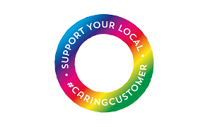 The logo of the Support Your Local campaign.